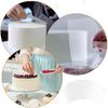 15 Pcs Cake Smoother Cake Cream Scraper Transparent Plastic Scraper Tool, Flexible Plastic Cake Scraper Smoother, Cake Smoother Scraper for Bread