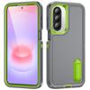 S26 Ultra Case Shockproof Bumper Hybrid 3in1 Candy Color Phone Stand Cover Samsung S25 Ultra S24 Plus S23 FE A15 A16 A36 A56 A17 A27 A37 A57 5G