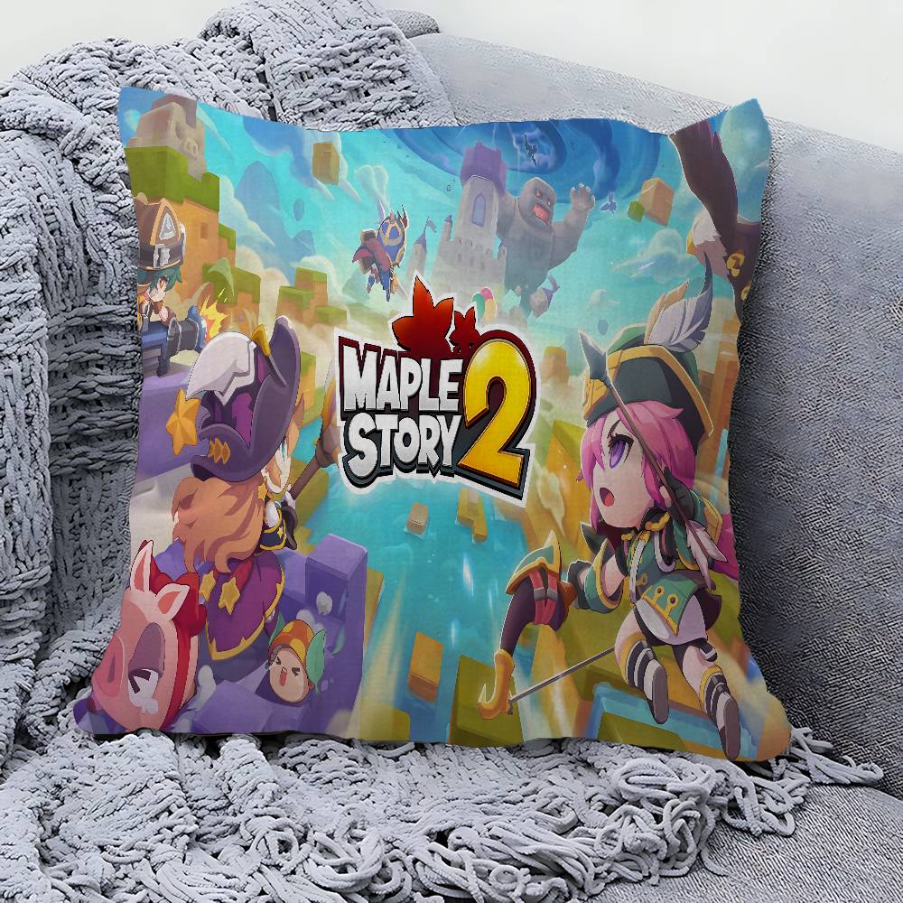 Game Maplestory In Stocked Gamer Pillow Cover for Bedroom Room and Living Room Sofa Decorative Cushion Cover