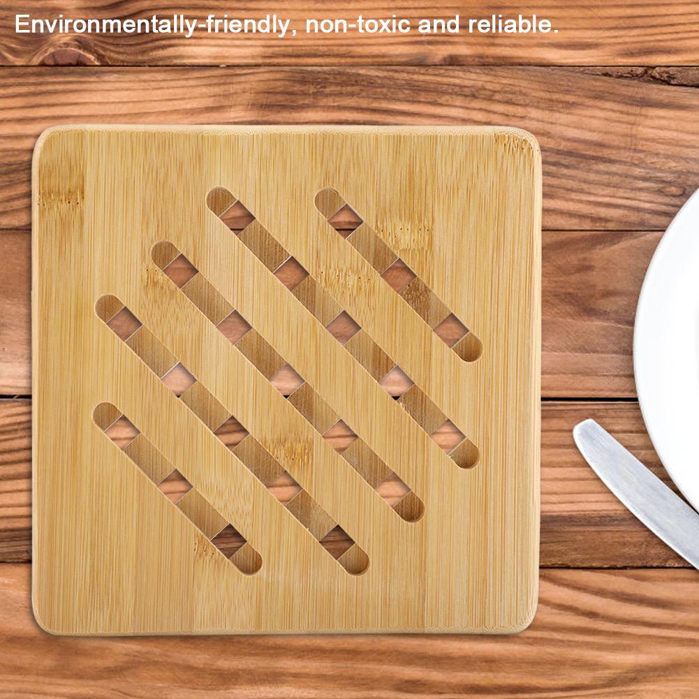 Bamboo Cup Pot Dish Pad Holder Heat Resistant Table Mat Placemat S
