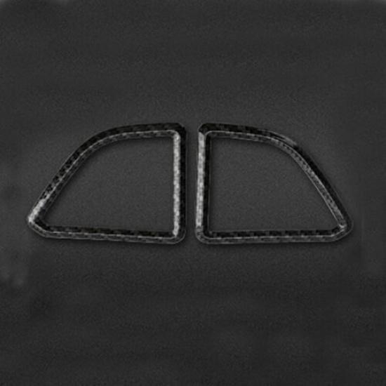 Carbon Fiber Trim Cover Air Outlet Vent Dashboard L&R For Ford Edge 2015-