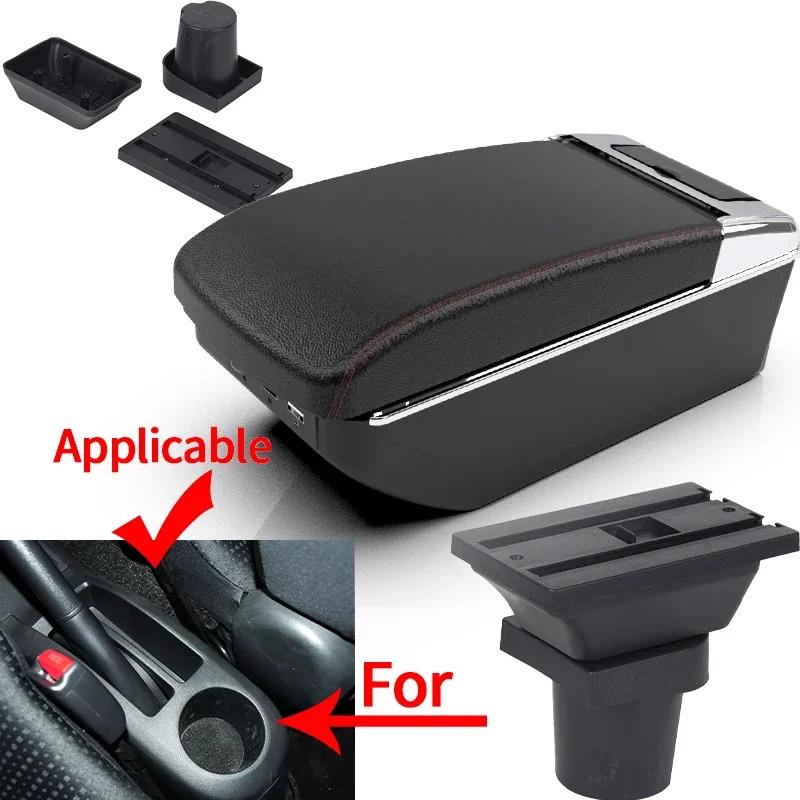 For TOYOTA Yaris Vitz Car Armrest Box Car Accessories Interior Parts Details Double-Layer Storage Box Retrofit Parts