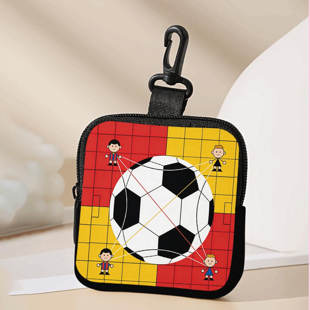 

Creative Zippered Wallet Coin Purse Water-resistant PVC Earphone Bag Portable Mini Storage Bag Friends Gift