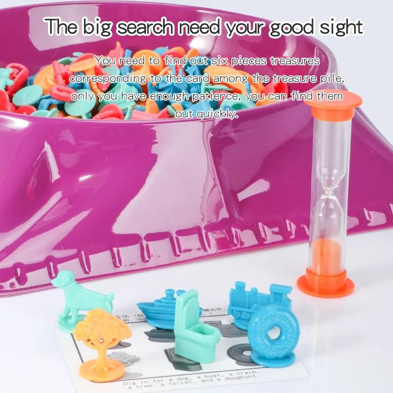 Crazy Treasure Hunting Toys Board Game Family Party Training Logical Thinking Parent-Child Interactive Props Challenge Games