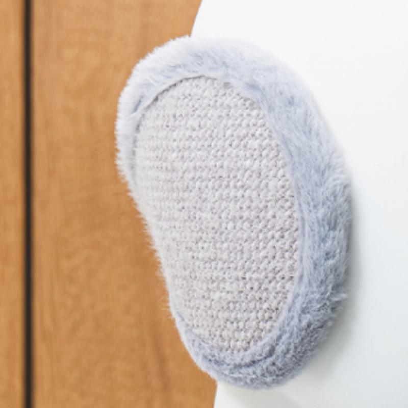 Daiso Big Size Fur Earmuffs Gray