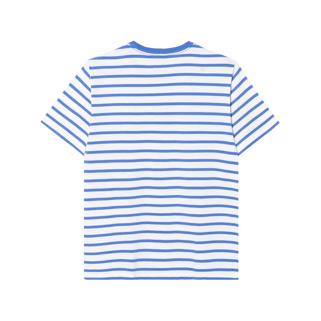 Polo Ralph Lauren Koszulka dziecięca w paski z okrągłym dekoltem i krótkim rękawem Niebieska 323965904-001