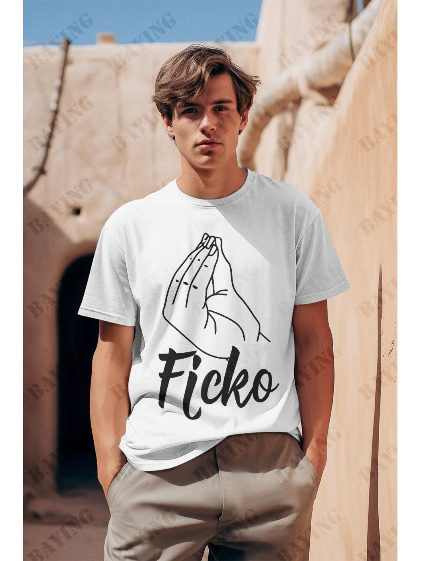 Ficko Fun Hand Gesture T-Shirt XS