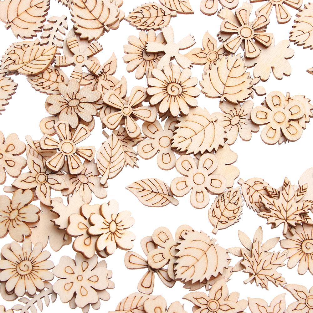 DIY Paint Natural Wood Slice Wooden Decoration Doodle Educational Toy Scrapbooking Embellishments