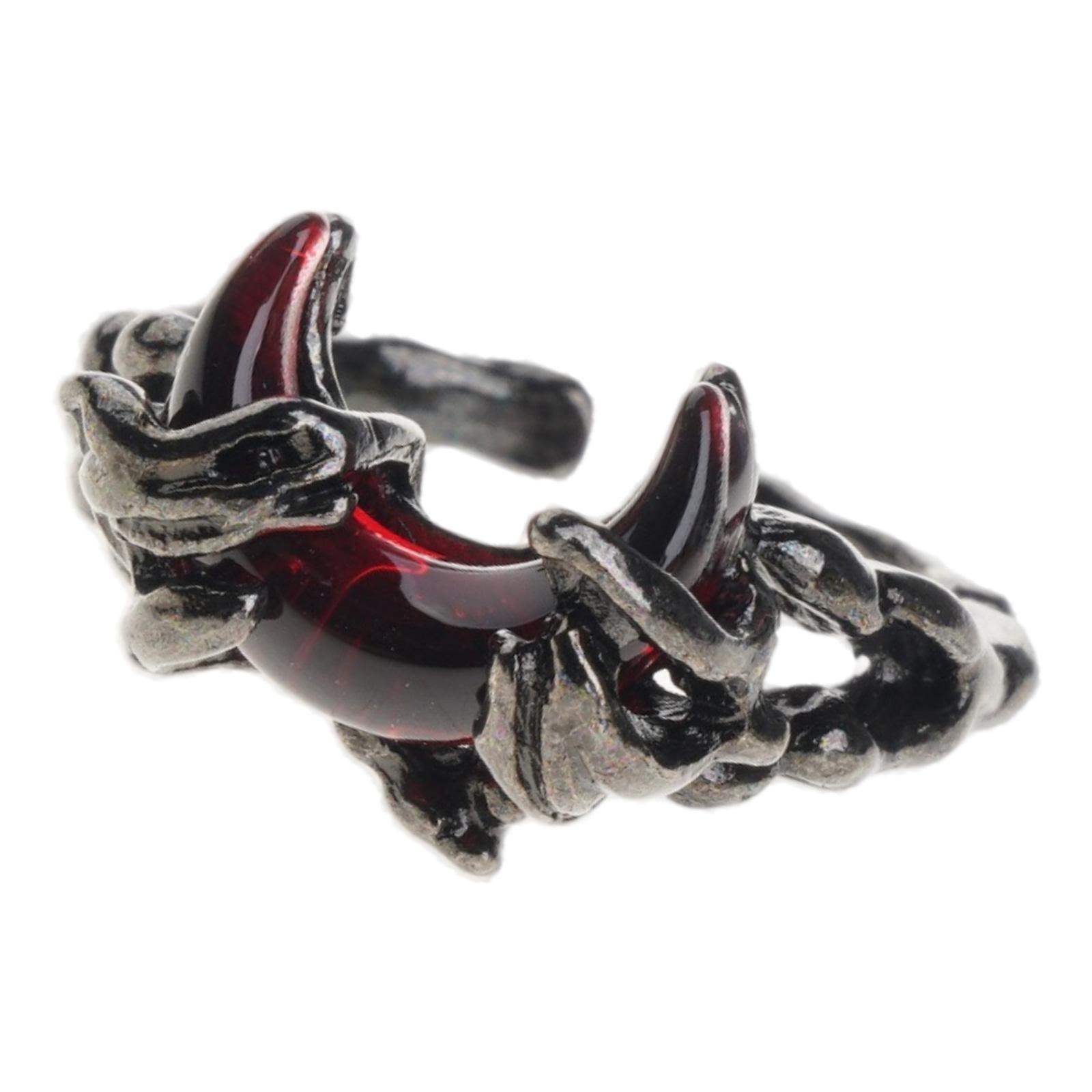 

Symbolic Sun/Moon Ring Liquid Effect Finish Adjustable Opening Finger Accessory Fashion Jewelry for Couple