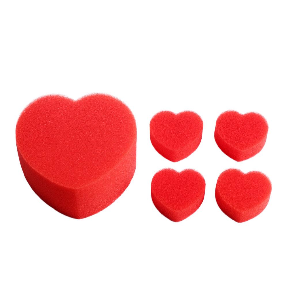 Stage Accessories Illusion Heart Love Magic Red Sponge Magic Sponge Ball Magic Trick Magic Props