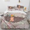 Cartoon Cute Ballet Girl Ballerina Comforter Bedding Set,Duvet Cover Bed Set Quilt Cover Pillowcase,Queen Size Bedding Set Kids