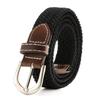 No Hole Punch Men's & Women's Braided Belt Elasticated Stretch Canvas Belt Korean Version Versatile Student Belt
