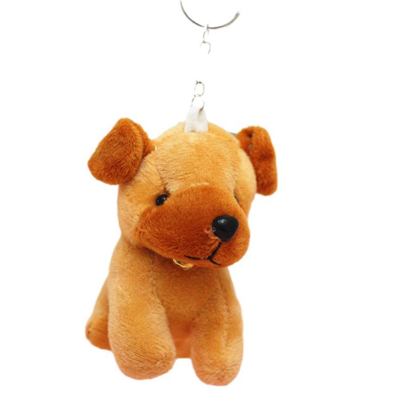 Puppy Plush Toy Keychain Pendant - Mini Animal Backpack Ornament & Gift