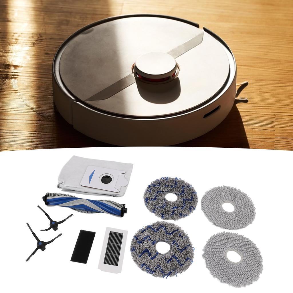 Replacement Parts for X5 PRO ABS Robot Vacuum Filter Brush Mop Pad Dust Bag Set Vacuum Cleaner Accessories