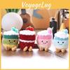 Fruitcake Plush Toy Cartoon Keychain Backpack Pendant Childrens Holiday Gift