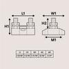 4pc Insulated Battery Distribution Terminal Stud Jumper Post Marine Car Bus Boat