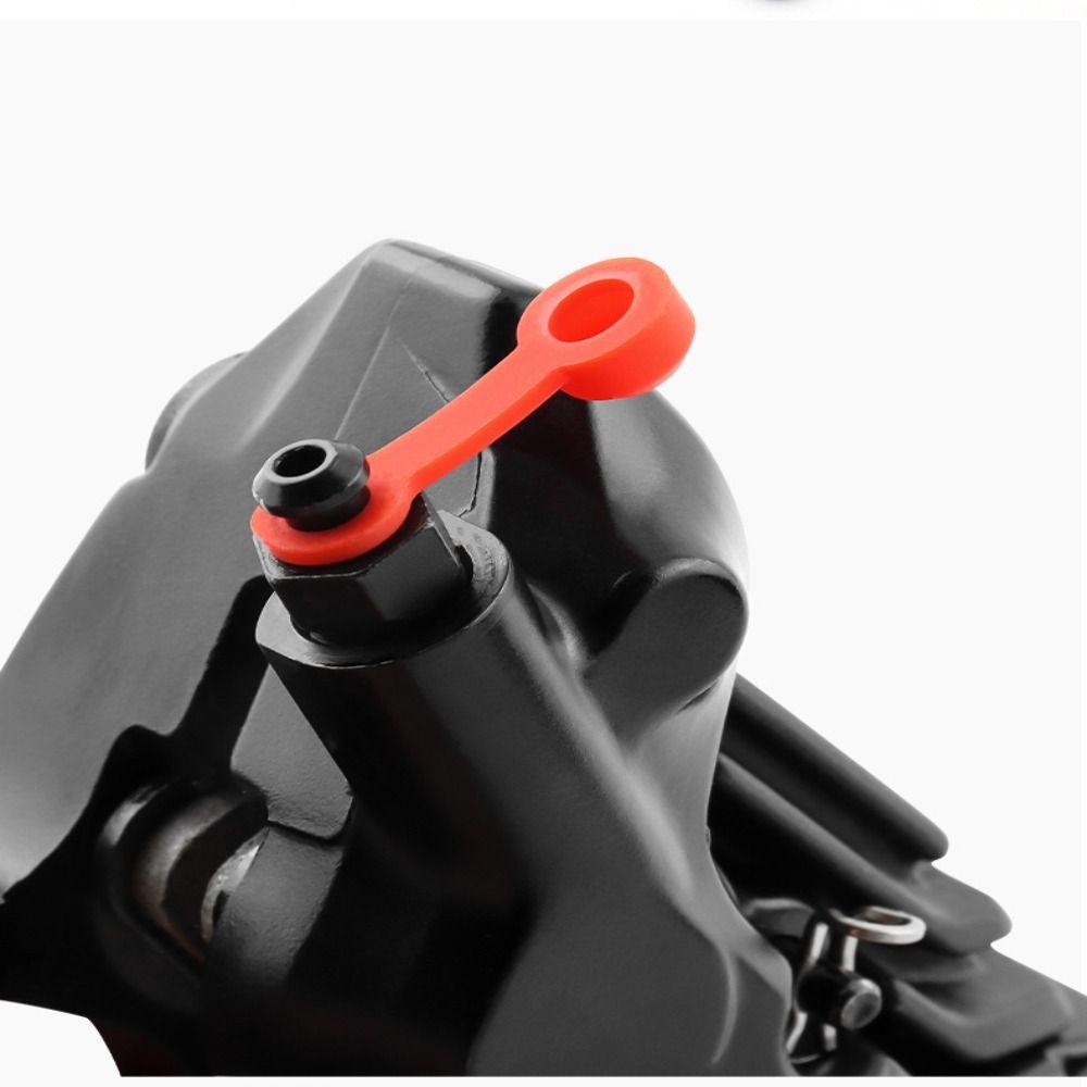 10pcs Caliper Cover Bike Bleed Nipple Cover Solid Color Oil Nipple Dust Cap  Bicycle Valve