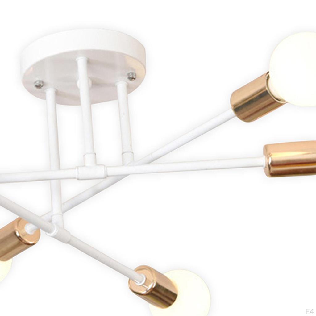 Chandelier Geometric Pendant Lighting 6 Lights Art Mid Century Ceiling Lamp Nordic