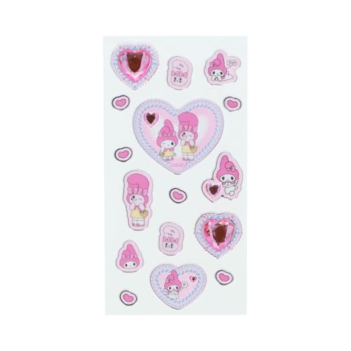 Sun-Star Stationery Jewel Stickers Esther x My Melody P Esther Bunny My Melody Sanrio Characters Goods Stickers Jewel-style Pink S8819270