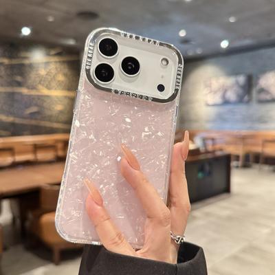Cute Bling Bling Glitter Phone Case For iPhone 17 Air 11 12 13 16 Pro Max 15 14 16 Plus 17Pro Max Shell Pattern Protector Cover