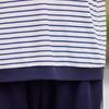 Women's Striped Polo Two-Piece Sport Set