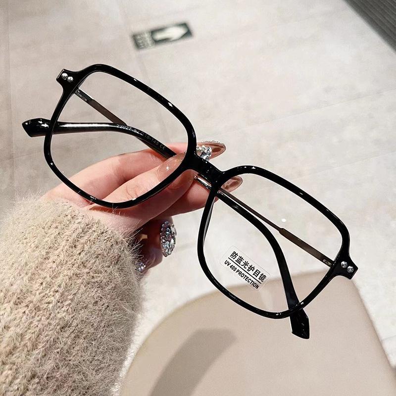 Material Square Shape Men'S Glasses Frame Blue Light Blocking Eye Glasses Frames Women Korean Stylish Eyewear Frames