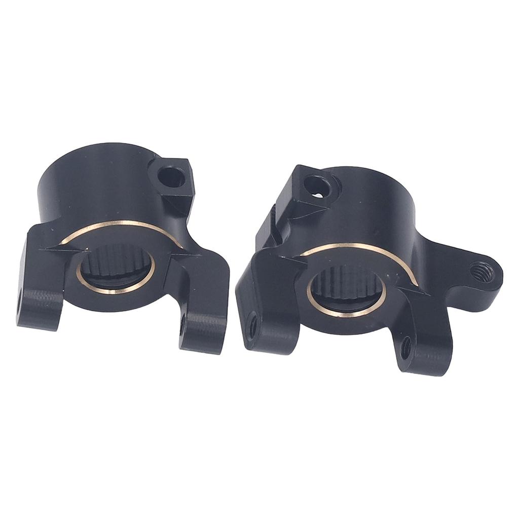 2PCS Front C Hub Carrier Brass Solid Construction Steering Knuckle Carriers for Axial SCX10 II AR44