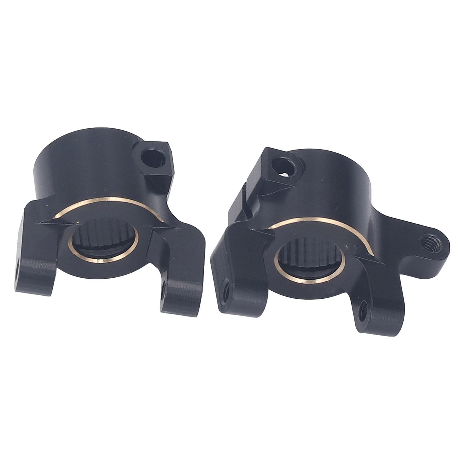 

2PCS Front C Hub Carrier Brass Solid Construction Steering Knuckle Carriers for Axial SCX10 II AR44