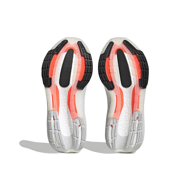 Nye Adidas Ultra Boost Lys Hvit Svart Solar Rød Dame HQ6353