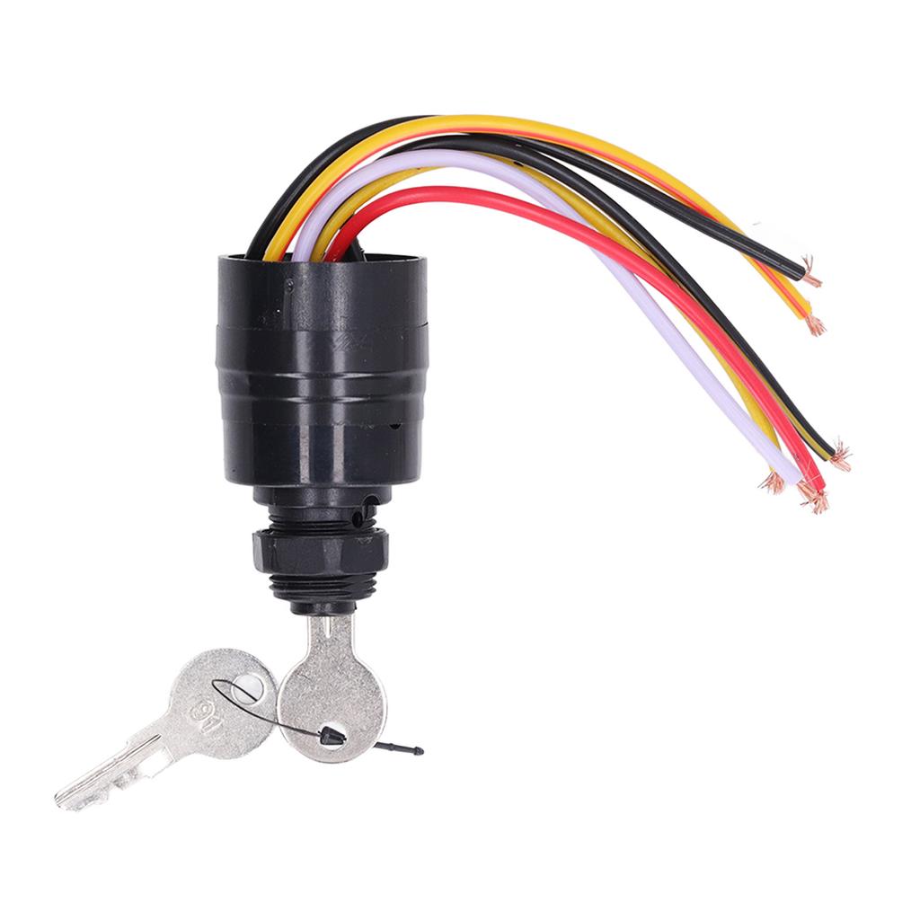 Boat Engine Ignition Switch with 2 Keys MP41070 2 6 Wires Strong Conductivity Replacement for Mariner Outboard Motor