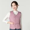 Autumn and Winter Waistcoat Ladies Plus Velvet Fashion Korean Version of The Wild Waistcoat Thickened Warm Inner Wear Slim Outer Wear