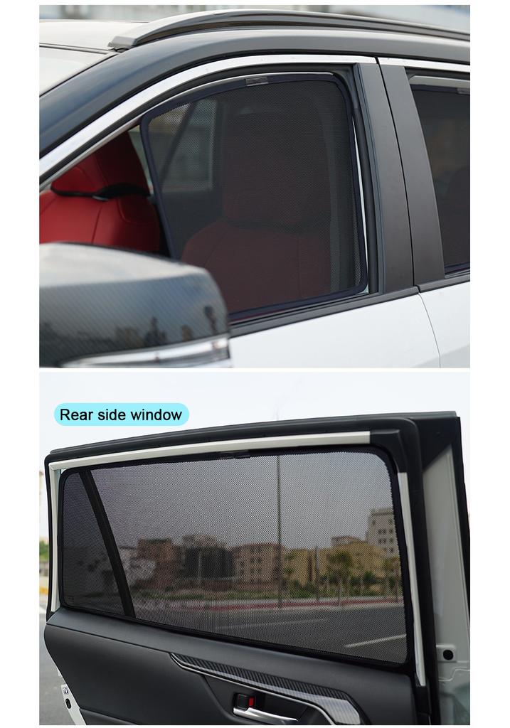 Car Mesh Sunshade For Land Rover Discovery Sport L550 Facelift 2020~2025 Magnetic Window Sun Visor Shades Curtains Accessories H4