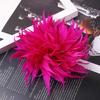 Vintage 18-20cm Large Feather Flower Feather DIY Feather Brooch Accessories Handmade Flower Lapel Pins Hair Accessories