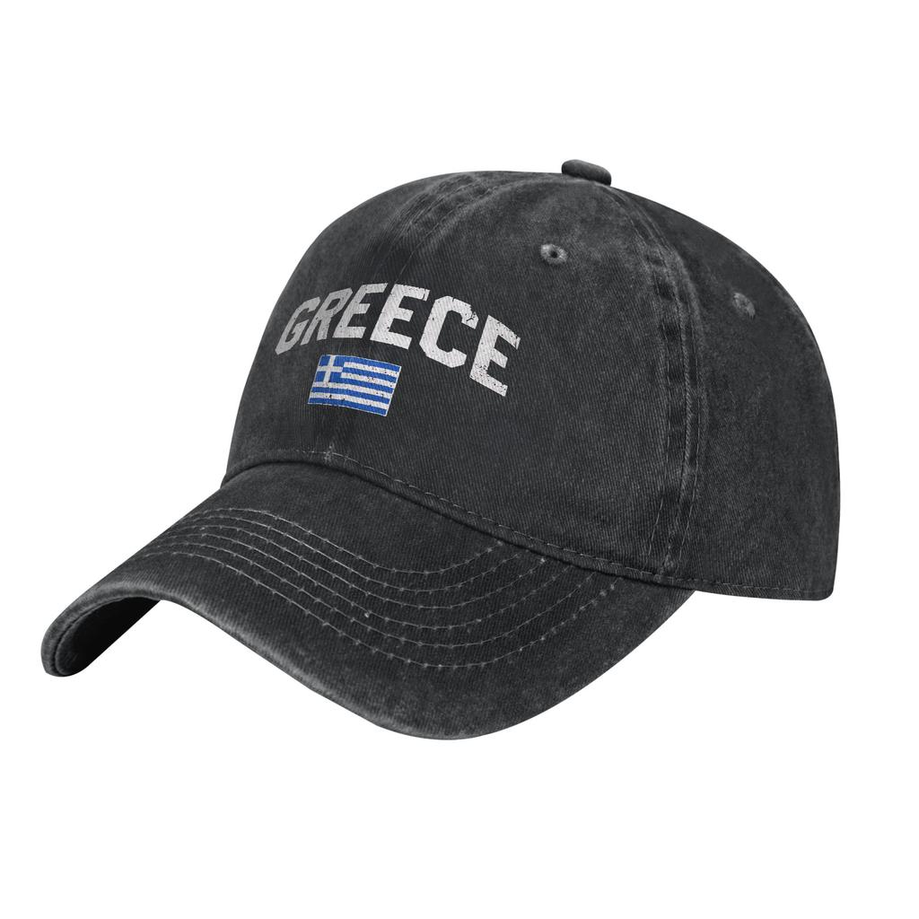 Greece Flag Casual Baseball Cap Running Hippie Hip Hop Hats Summer Wholesale FeUnisex Unisex Y2k Funny Baseball Caps
