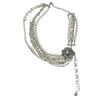 Trendy Glass Pearl Layered Necklace - Punk & Spicy Clavicle Chain for Women