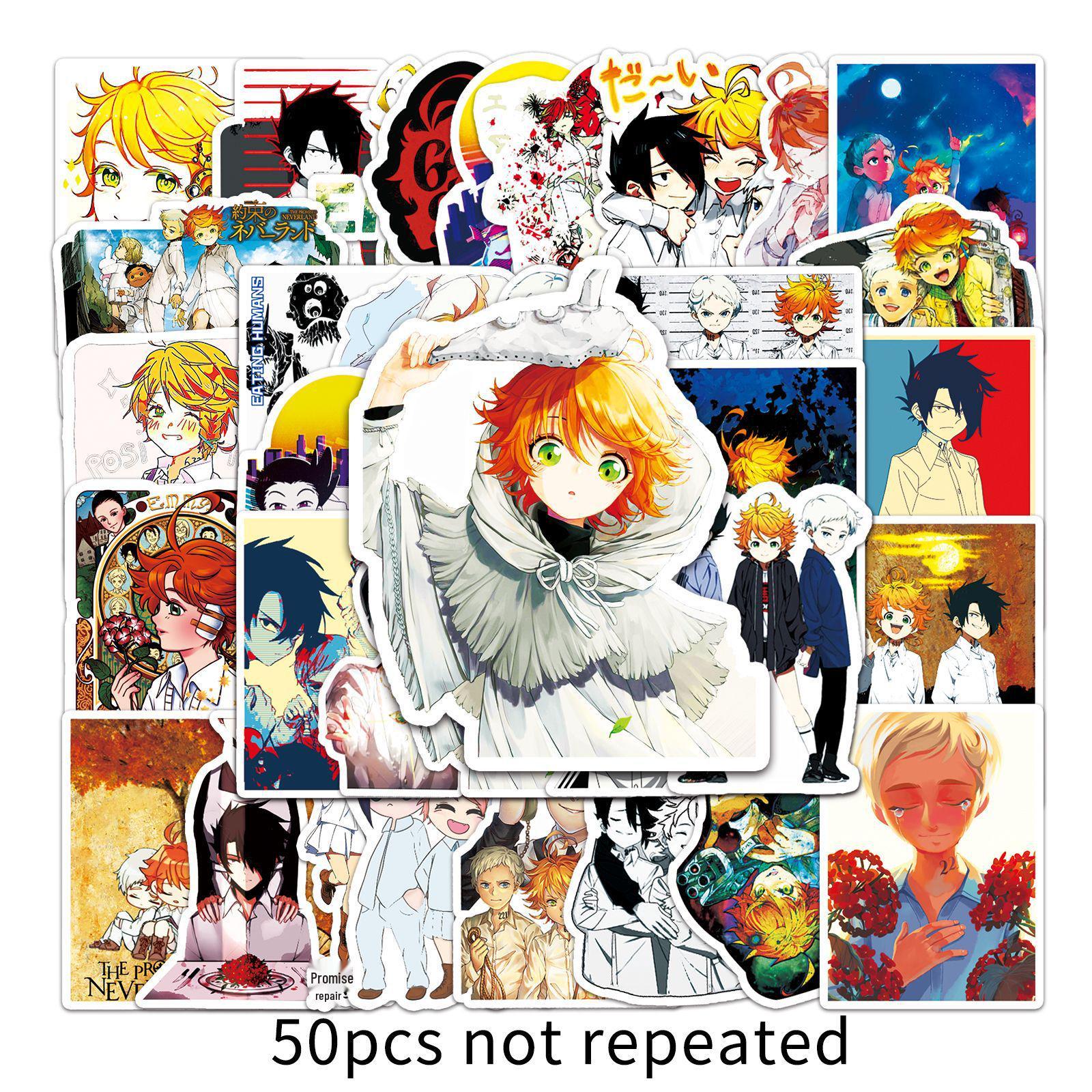 Cartoon Dream Island Anime Sticker Set: 50 Decorative Sheets for Suitcases and Notebooks