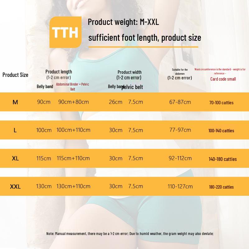 Pure Cotton Postpartum Abdominal Support Belt for C-section & Natural Birth - Breathable, Elastic Bandage.