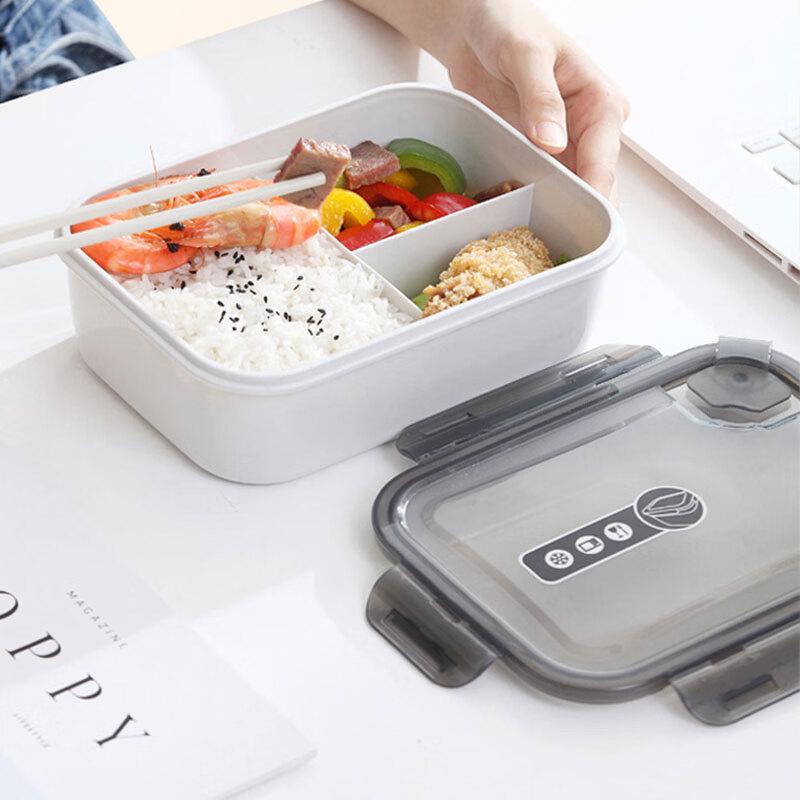 Japanese-Style Sealed Multi-Compartment Bento Box