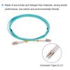 uxcell 3m Green Fiber Patch Multimode Duplex OM3 LSZH Fiber Optic Jumper for Network Transceivers and Instrumentation Cable, LC-LC