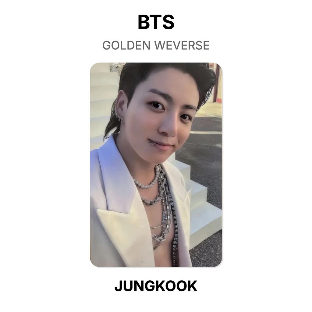 BTS GOLDEN WEVERSE Official Photocard