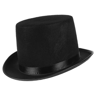 Herr Hattmakare Hatt Halloweenfest Kostym Filt Magikerhatt Keps Cylinderhatt för Kvinnor Män