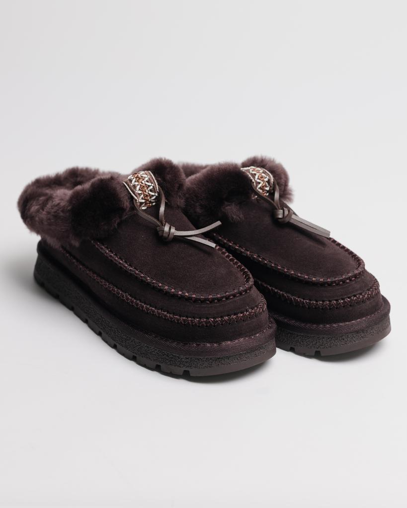 Women's Uggs Allsy 9299 36 Dark Chocolate Suede Wool