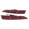 1Pair Car LED Rear Bumper Reflector Warning Brake Lamp Taillight Parking Fog Light For Solaris Accent 2017-