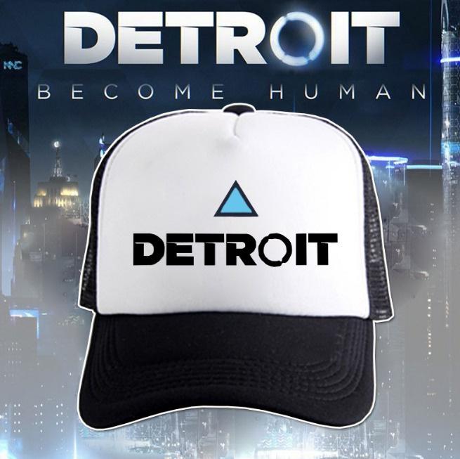 

Станьте Детройт Игра Человек Rk800 Коннор Косплей Бейсболка Шляпа Снэпбэк Твил Black