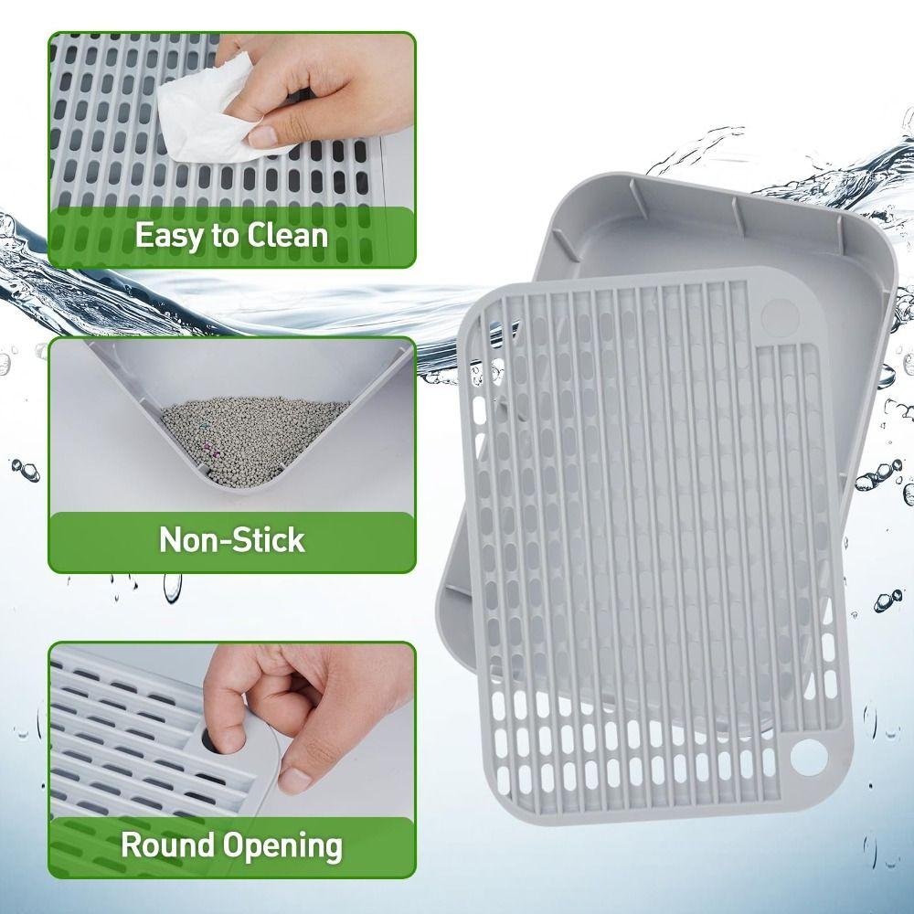 Washable Litter Sifter Box Removable Automatic Litter Box Premium Litter Box Step Kitten