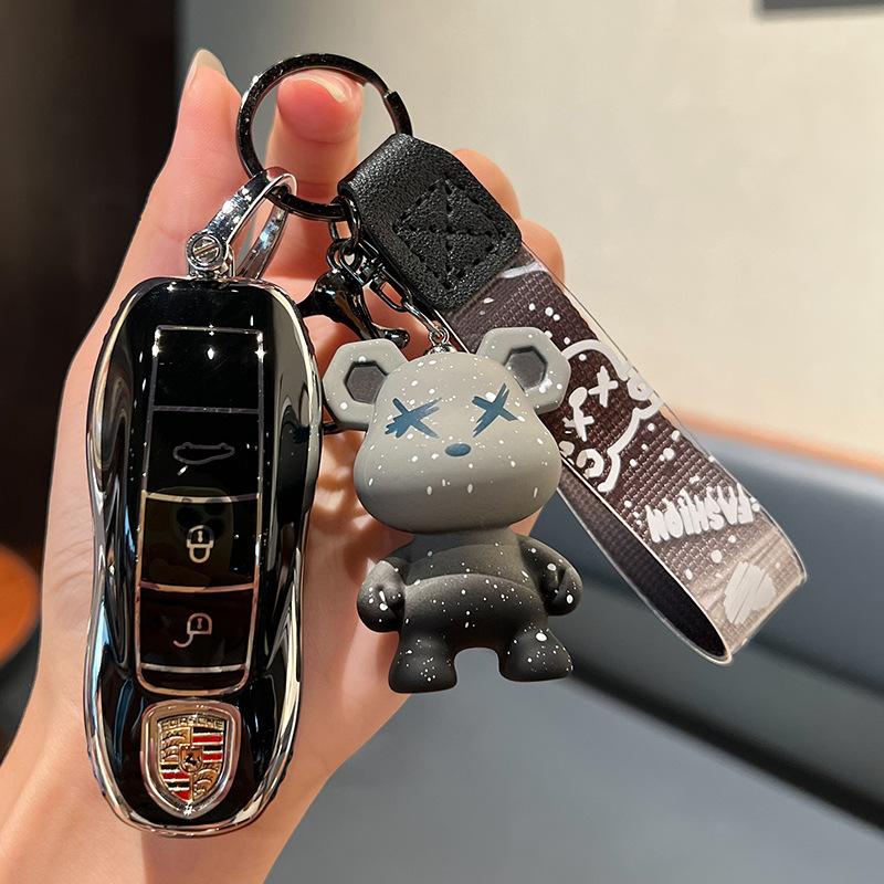 Passend für Porsche Schlüsselgehäuse CayennemacanPanamera Schlüsseletui