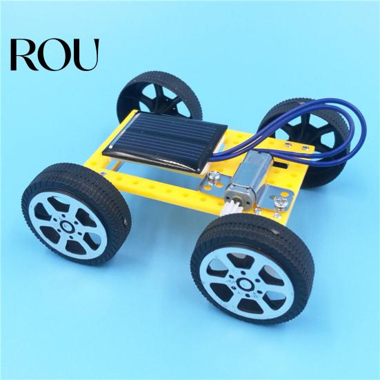 Educational Solar Power Toy Kid-safe Teamwork Ability Plastic Solarpowered Projects Kit for Family