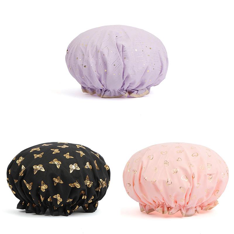 Shower Caps Waterproof  Donuts for Hair Bathing Cap for Women Swimming Cap Shower Shower Suit Bonnet Douche