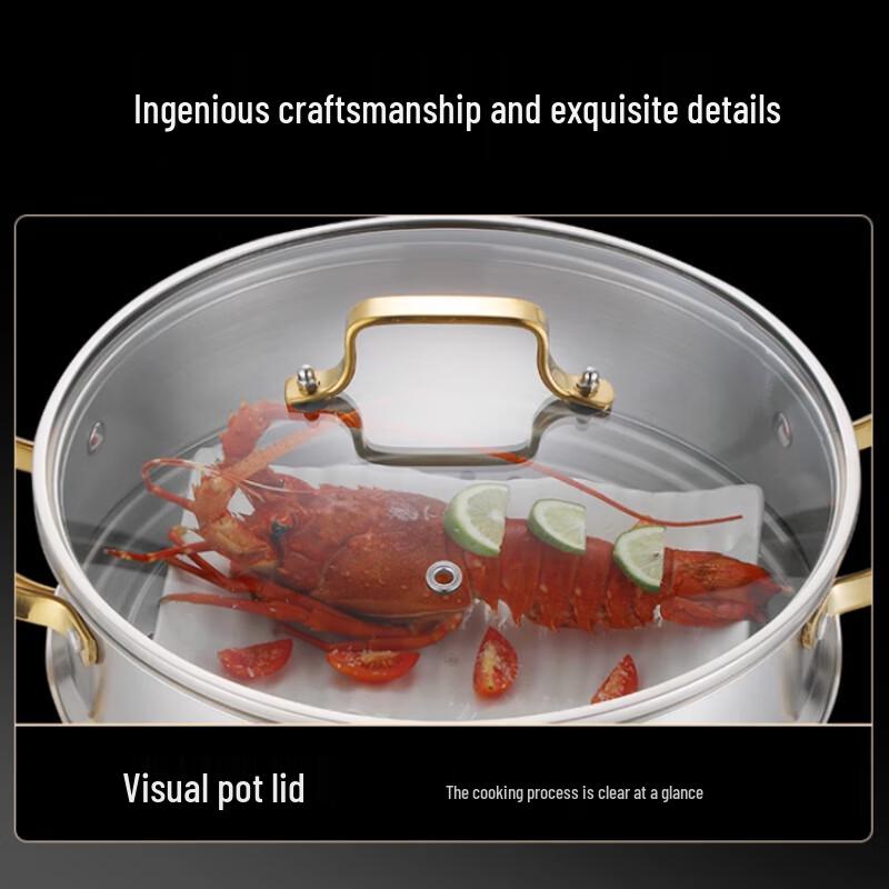 Sule 316 Stainless Steel Multi-Layer Steamer Soup Pot