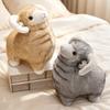 20Cm Standing Lamb Doll Plush Toy Stuffed Brown Grey Sheep Grassland Animal Plushie Birthday Present